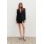 Zara Сочетание сатиновой скорты с разрезами , Цвет: Черный, Размер: XL