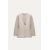 Zara Пеплюм узорный вязаный блейзер из шерсти , Цвет: Бежевый, Размер: L, изображение 6