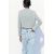 Zara Короткая косая куртка, Цвет: Синий, Размер: XS, изображение 4