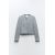 Zara Короткая косая куртка, Цвет: Синий, Размер: XS, изображение 5