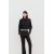 Zara Короткая куртка с воротником рубашки , Цвет: Черный, Размер: XS