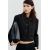 Zara Короткая куртка с воротником рубашки , Цвет: Черный, Размер: XS, изображение 4