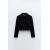 Zara Короткая куртка с воротником рубашки , Цвет: Черный, Размер: XS, изображение 6
