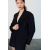 Zara Прямой блейзер с накладными плечами , Цвет: Черный, Размер: XS, изображение 4