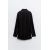 Zara Полупрозрачный жакет с полосатым узором , Цвет: Черный, Размер: XS, изображение 5