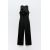 Zara Текстурированный цветочный комбинезон из креповой ткани , Цвет: Черный, Размер: S, изображение 8