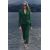 Zara Коллекция zw 100% шерстяные укороченные брюки, Цвет: Зеленый, Размер: S, изображение 2
