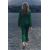 Zara Коллекция zw 100% шерстяные укороченные брюки, Цвет: Зеленый, Размер: S, изображение 3