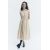 Zara Платье-рубашка с выемкой zw collection , Цвет: Коричневый, Размер: XS, изображение 3