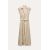 Zara Платье-рубашка с выемкой zw collection , Цвет: Коричневый, Размер: XS, изображение 4