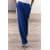 Zara Широкие брюки из коллекции zara woman средней посадки с петлями для ремня, Цвет: Синий, Размер: XS, изображение 2