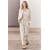 Zara Высокая посадка брюк с линией талии, выполненных из смесовой вискозы на 29%. петли для ремня. боковые и задние карманы с листочкой. вытачки спереди. застежка спереди на молнию, пуговицу и металлическую крючковую застежку. , Цвет: Бежевый, Размер: M