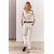 Zara Высокая посадка брюк с линией талии, выполненных из смесовой вискозы на 29%. петли для ремня. боковые и задние карманы с листочкой. вытачки спереди. застежка спереди на молнию, пуговицу и металлическую крючковую застежку. , Цвет: Бежевый, Размер: M, изображение 4