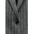 Zara Пиджак с разделителем zw collection pinstripe wool blend blazer , Цвет: Серый, Размер: XL, изображение 8