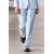 Zara Коллекция zw straight-leg flowing trousers , Цвет: Синий, Размер: S, изображение 2