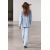Zara Коллекция zw straight-leg flowing trousers , Цвет: Синий, Размер: S, изображение 5