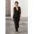 Zara Жилет с вырезом "v" и длинными дырками для рук. ложные накладные карманы спереди. подкладка в тон. задние разрезы на подоле. застежка спереди на пуговицу. 
zw collection waistcoat with vents , Цвет: Черный, Размер: M, изображение 4