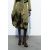 Zara Платье с эффектом складок и атласным покрытием , Цвет: Зеленый, Размер: M, изображение 4