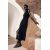 Zara Платье из креповой ткани с наполнителями на плечах, Цвет: Черный, Размер: XS, изображение 2