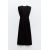 Zara Платье из креповой ткани с наполнителями на плечах, Цвет: Черный, Размер: XS, изображение 4