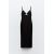 Zara Платье с разрезом из растяжимой ткани, Цвет: Черный, Размер: M, изображение 7