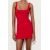 Zara Облегающее короткое платье, Цвет: Красный, Размер: M, изображение 2