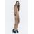 Zara Туника-платье с широкими рукавами, опускающимися ниже локтей, Цвет: Коричневый, Размер: S