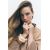 Zara Туника-платье с широкими рукавами, опускающимися ниже локтей, Цвет: Коричневый, Размер: S, изображение 3