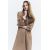 Zara Туника-платье с широкими рукавами, опускающимися ниже локтей, Цвет: Коричневый, Размер: S, изображение 4