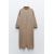Zara Туника-платье с широкими рукавами, опускающимися ниже локтей, Цвет: Коричневый, Размер: S, изображение 6