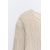 Zara Платье из смесового льна с круглым вырезом, длинными рукавами и подкладкой, Цвет: Бежевый, Размер: S, изображение 8