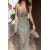 Zara Платье-миди с цветочным принтом из смесового льна , Цвет: Черный, Размер: S, изображение 2