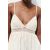 Zara   - платье из поплина с миди длиной и midi , Цвет: Бежевый, Размер: XS, изображение 4