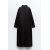 Zara Рубашка-платье из поплина , Цвет: Черный, Размер: XL, изображение 5