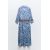 Zara Платье с принтом в стиле миди с поясом , Цвет: multicolor, Размер: XS, изображение 7