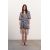 Zara Платье с принтованными оборками мини , Цвет: С принтом, Размер: S