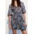 Zara Платье с принтованными оборками мини , Цвет: С принтом, Размер: S, изображение 2