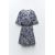 Zara Платье с принтованными оборками мини , Цвет: С принтом, Размер: S, изображение 5