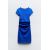 Zara Платье с рельефным узором и складками , Цвет: multicolor, Размер: S, изображение 6
