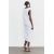 Zara Платье-миди с ребристым узором , Цвет: Белый, Размер: S, изображение 5