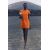 Zara Короткое вязаное платье , Цвет: Оранжевый, Размер: L