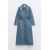 Zara   z1975 midi джинсовое платье , Цвет: Синий, Размер: XS, изображение 5