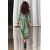 Zara Платье из 100% хлопка, Цвет: Зеленый, Размер: XS, изображение 4