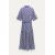 Zara Платье средней длины с воротником из 100% вискозы. короткие рукава с отворотами. пояс на завязках из того же материала. застежка на пуговицы спереди. 
zw collection print dress , Цвет: Синий, Размер: XS, изображение 5