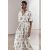 Zara Платье-миди из вискозного микса, Цвет: Бежевый, Размер: XS, изображение 3