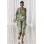 Zara Платье выполнено из льняной смеси, Цвет: Зеленый, Размер: L