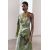 Zara Платье выполнено из льняной смеси, Цвет: Зеленый, Размер: L, изображение 2