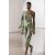 Zara Платье выполнено из льняной смеси, Цвет: Зеленый, Размер: L, изображение 3