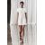 Zara Коллекция zw короткое текстурированное платье , Цвет: Бежевый, Размер: XS