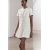 Zara Коллекция zw короткое текстурированное платье , Цвет: Бежевый, Размер: XS, изображение 5